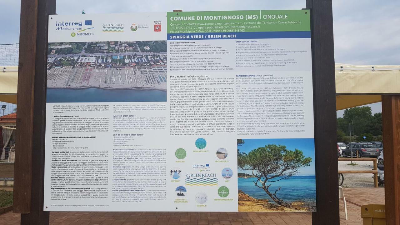 Villetta Cinquale Versilia Kültér fotó
